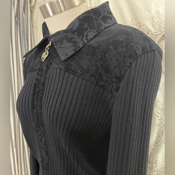 St. John Sport by Marie Gray 80% wool 20% contrast corduroy Size M - Picture 2 of 9